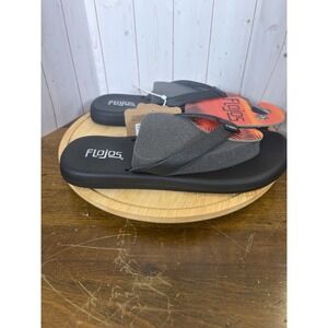 flojos sandals campbell sparkle strap womens 9 NWT